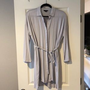 Button down shirt dress